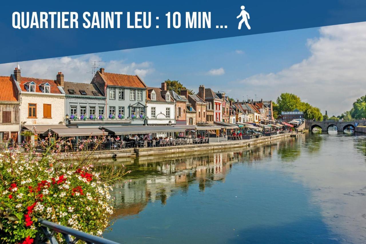 Downtown Rooftop - Centre Ville - Wifi - Terrasse - Netflix Amiens Eksteriør billede